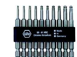 Wiha Bity Professional. Wiha Bity Professional - wszystko inne niż standard. Forma E 6,3 (1/4"). Forma E 6,3 (1/4"). 7045R Bit Professional, TORX z MagicSpring, forma E 6,3.