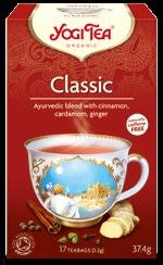 Moc, ciepło, Indie. Medytacyjna, harmonijna, przyjemma. YOGI TEA Klasyczna to ta herbata, którą Jogin Bhajan rzeczywiście serwował swoim uczniom jogi.