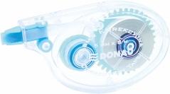 POCKET MOUSE - mechanizm przewijania taśmy - przezroczysta obudowa - umożliwia kontrolę zużycia taśmy - produkt nie zawiera PVC - polichlorku winylu oraz lateksu - nie zawiera metali ciężkich -