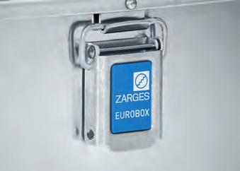 www.zarges.pl Eurobox Eurobox 5 1 Wskazówka: kat. 40700 1 uchwyt na wieku. kat. 40709 4 uchwyty. kat. 40701 i 40710 3 uchwyty.