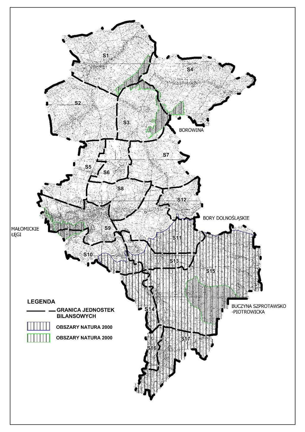 NATURA 2000 Na terenie gminy znajdują się cztery obszary Natura 2000: Buczyna Szprotawsko-Piotrowicka (PLH080007), Małomickie Łęgi (PLH080046) oraz Borowina (PLH080030) jako obszary ochrony siedlisk,