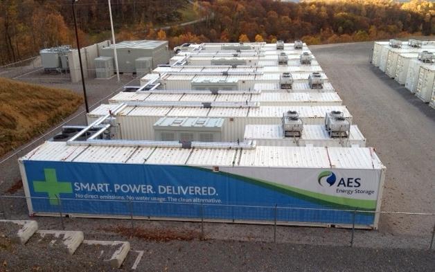 AES Laurel Mountain Moc: 64MW 64MW-zasoby magazynowania energii składają się z 1,3 mln baterii jednostek Uruchomiona: 30 września 2011 Elkins, Zachodnia Wirginia, USA AES zainstalowała turbiny