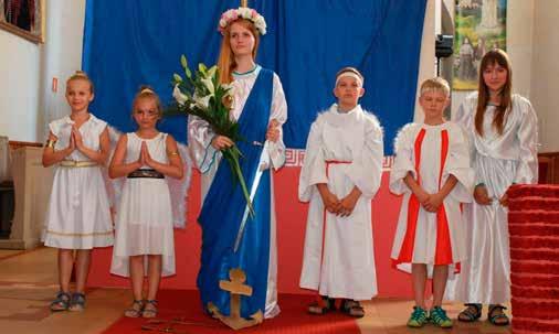 Piknik Rekreacyjno-Sportowy Odpust w Gniechowicach Po raz kolejny jedyna parafia w Polsce pod wezwaniem św. Filomeny w Gniechowicach obchodziła odpust ku czci swojej Patronki. Na mszę świętą 5.