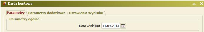 1. FK - Finanse 1.1 Zmieniono wydruk karty kontowej.