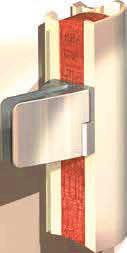110 Regulacja pozioma Maksymalny wymiar drzwi 1000 x 400 Chromowane 15.06.235/260 Kolor aluminium 15.06.236/261 Czarne anodowane 15.