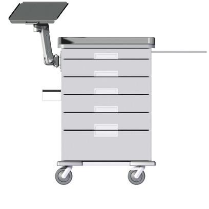 MEDICART. EXAMPLE OF CONFIGURATION OF ACCESSORIES All options can be easily mounted on the Medicart. MEDICART.