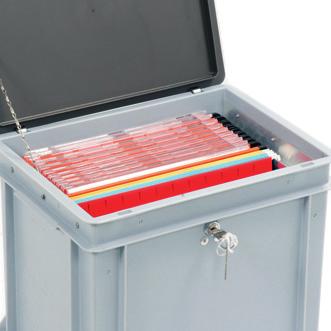 400 mm FILE BOX POJEMNIK NA DOKUMENTY 15007 00018 400 x 300 x 330 mm - 30 l w/out case handle - w/out lock bez