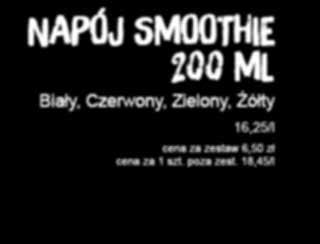 zestaw 9,00 zł cena ,8/l,0/l cena