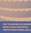 elastyczność i wytrzymałość taśmy standardowo piły produkowane są w wersji hartowanej, ostrzonej i rozwieranej (HOR) piły przeznaczone