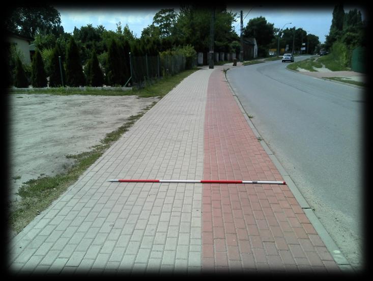 Foto.16. Istniejąca ścieżka rowerowa wzdłuż ul.