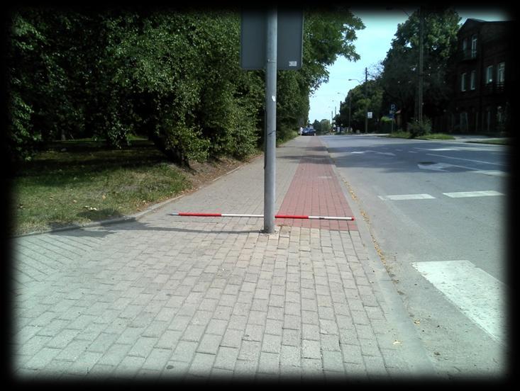 Foto.19. Istniejąca ścieżka rowerowa wzdłuż ul.