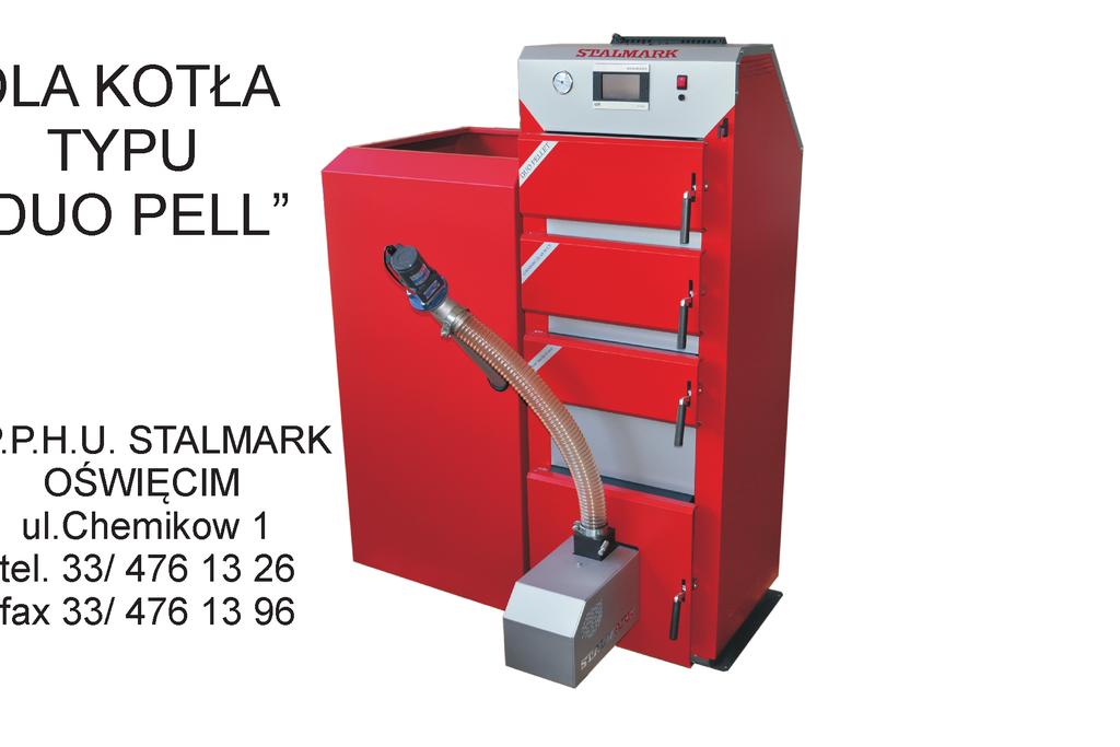 DOKUMENTACJA TECHNICZNO - RUCHOWA DOKUMENTACJA TECHNICZNA KOT A TYPU DUO PELL Obs³uga kot³a Duo Pell z mechanicznym dozowaniem paliwa Moc 16-36 kw z kart¹ gwarancyjn¹ DLA KOT A TYPU DUO PELL