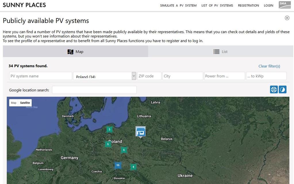 Podobną analizę wykonać dla Niemiec, Hiszpanii, Włoch i Szwecji (po 5 instalacji w każdym kraju). Wyniki ująć w zestawieniu tabelarycznym.