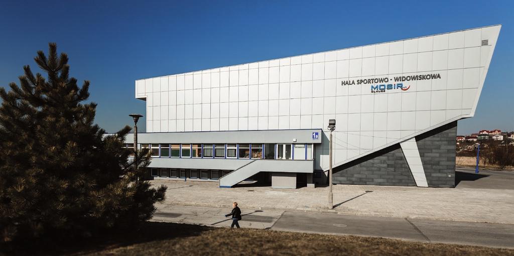 Modernizacja Hali Widowiskowo- Sportowej w Olkuszu Beneficjent: Gmina Olkusz Zmodernizowana hala widowiskowa w Olkuszu stanowi dla mieszkańców