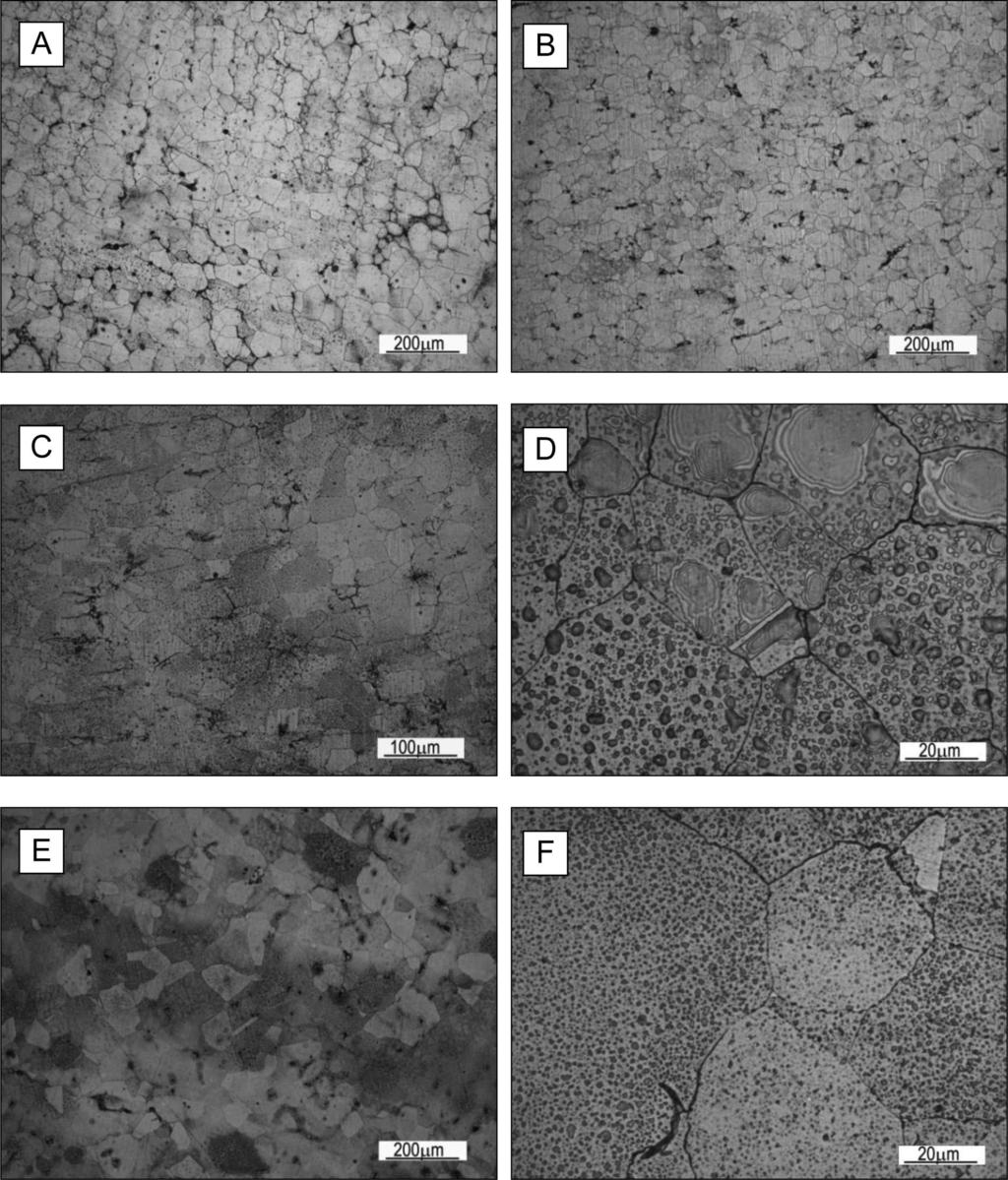 The observations were carried out on longitudinal and cross sections, in the characteristic regions of a forging. Fig.
