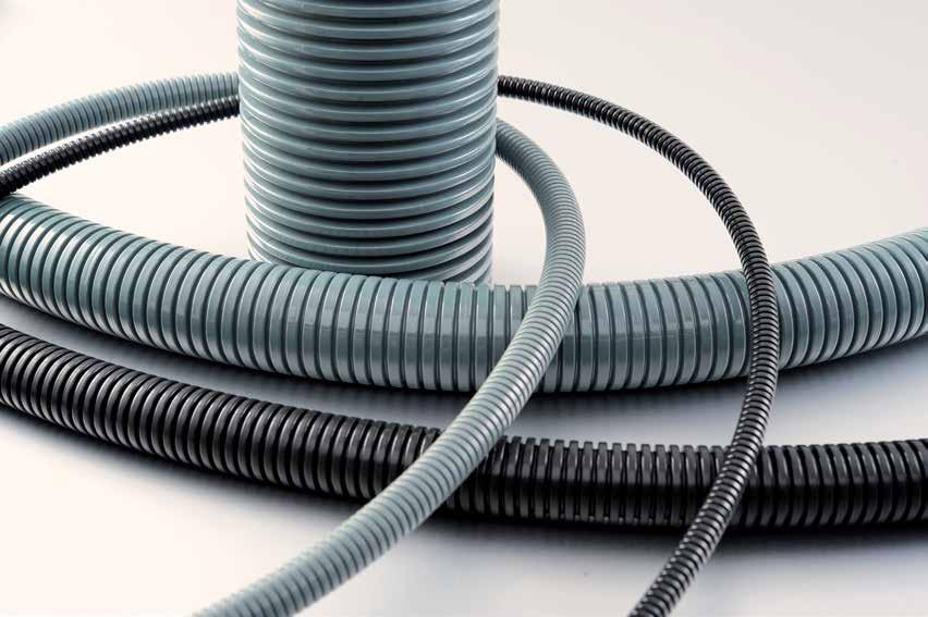 TP Rura poliamidowa - Polyamide conduit pplication Materiał Material Właściwości produktu Product characteristics Certyfikaty pprovals Kompatybilność Suitable for Kolory Colors Rura TP posiada