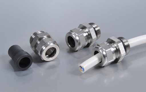 PRX www.teaflex.com Dławnice ze stali nierdzewnej ISI 316 Stainless steel ISI 316 cable glands 2 1 GPR Dławnica ze stali nierdzewnej ISI 316 z gumową wkładką TPE i usczelką typu O ring na gwincie.