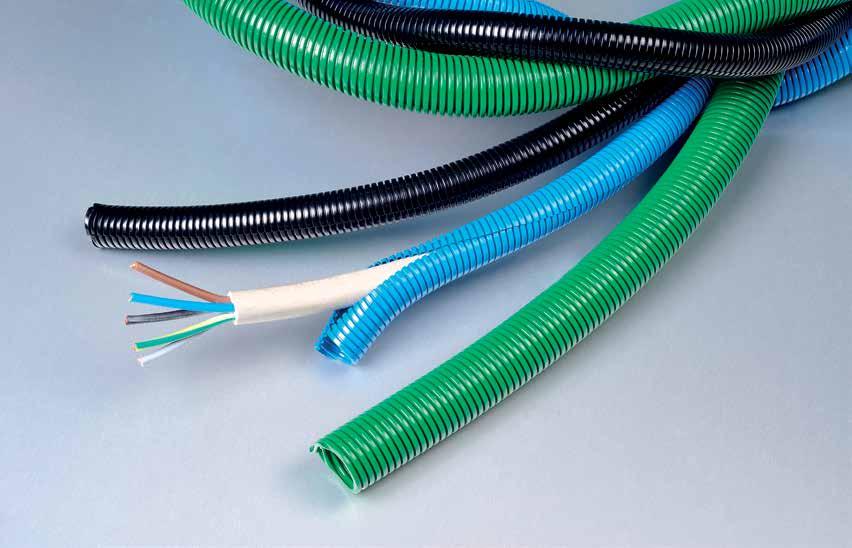 ECO...S Rura poliamidowa dzielona - Polyamide sliced conduit pplication Unikalna rura dzielona karbowana typu ECO.