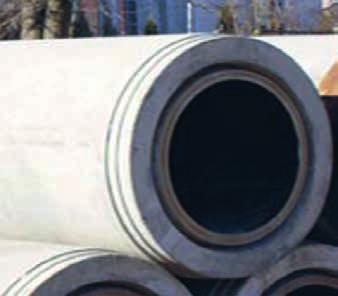 Do rehabilitacji użyto rury GRP Flowtite o średnicach DN 800 i DN 600; Rura dwupowłokowa żelbetowo-kamionkowa z wewnętrzną rurą kamionkową InLine