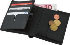 Charles Dickens leather wallet with 5 compartments for
