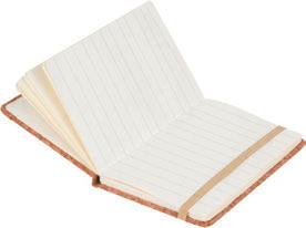 A6 (80 lined pages), beige paper, elastic band for closing