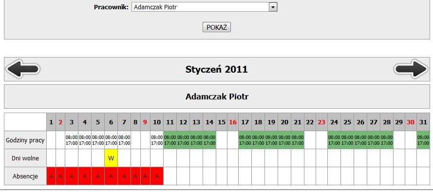 Użytkownik ma możliwość ustawienia programu pozwalające na rozróżnieniu tras przejechanych przez kierowcę na służbowe i prywatne.