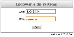 I. Obsługa programu Uruchomienie aplikacji Swoje pojazdy możecie Państwo obserwować logując się pod adresem www.e-server.com.pl UWAGA!