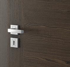 It is covered with high quality natural veneer. Coated with matte varnish Nova NATURE is available as a mirror, on one or two sides. The core perforated chipboard with extra charge.