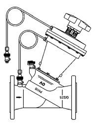 złączne zakres nastaw: 50 00 mbar, nastawa bezstopniowa DN 15 1/2" 2,5 106 46 04 177,00 DN 20 /4" 5,0 106 46 06 199,00 DN 25 1" 7,5 106 46 08 214,00 DN 2 1 1 /4" 10,0 106 46 10 268,00 DN 40 1 1 /2"