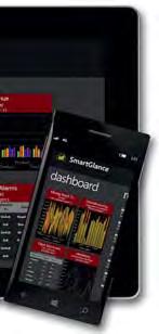 szyfrowania przesyłanych informacji Oprogramowanie Wonderware SmartGlance zapewnia mobilny dostęp do danych produkcyjnych i finansowych, praktycznie z dowolnego miejsca na świecie.
