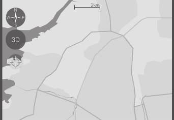 WPROWADZENIE Ogólne operacje dotyczące nawigacji na mapie Poniżej opisano niektóre ogólne operacje dotyczące nawigacji na mapie.