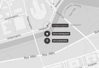 OKREŚLANIE CELU PODRÓŻY Zapamiętywanie punktu docelowego poleceniem Send to Car Punkt docelowy można wyznaczyć na różne sposoby - jednym z nich jest użycie funkcji Send to Car (Wyślij do samochodu).