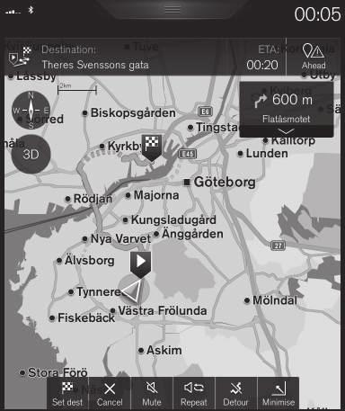 PLAN PODRÓŻY I TRASA Plan podroży i trasy alternatywne W trakcie aktywnego prowadzenia po trasie można przeglądać plan podróży oraz sprawdzać, czy dostępne są trasy alternatywne.