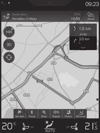INFORMACJE DROGOWE Informacje drogowe nadawane w czasie rzeczywistym (Real Time Traffic Information RTTI) 2, 3 Samochód połączony z Internetem może odbierać przez Internet informacje drogowe nadawane