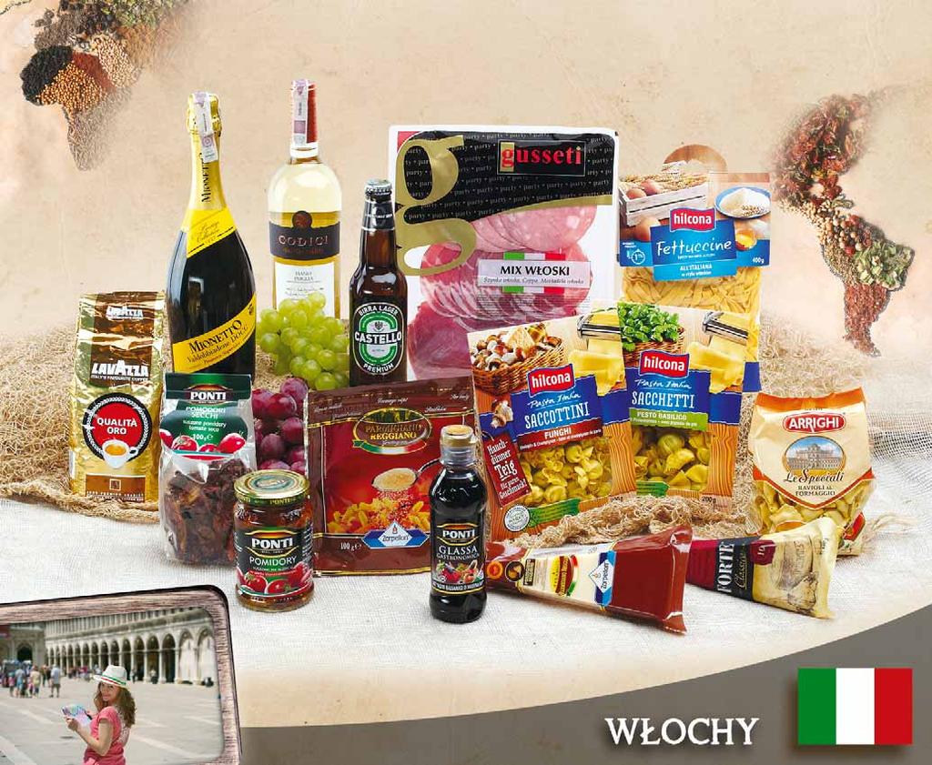 CODICI 750 ML czerwone, białe wytrawne 31741184 14 99 18.44 PIWO CASTELLO LAGER 330 ML 64330467 2 09 2.57 ZESTAW WŁOSKICH WĘDLIN 240 G 40031239 11 49 12.