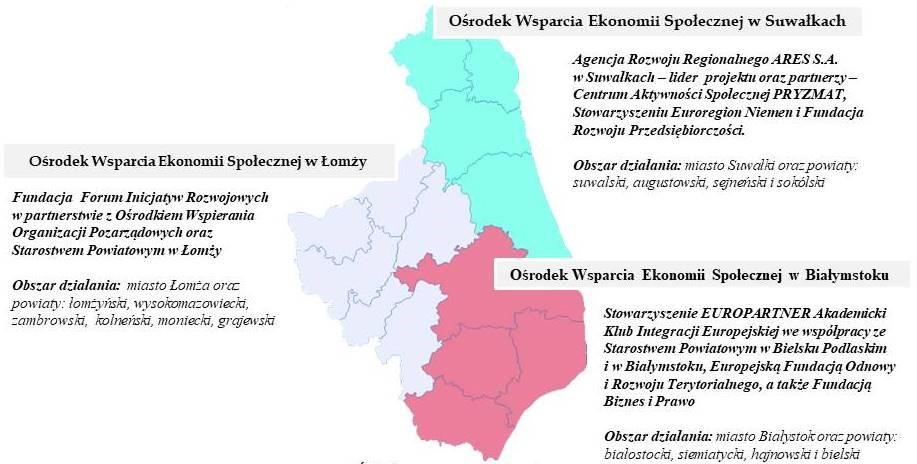 osób zainteresowanych założeniem przedsiębiorstwa społecznego czy ekonomizacją swojej organizacji pozarządowej. W 2016 r.