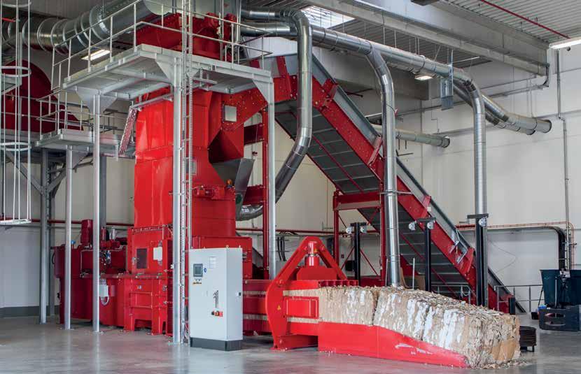 Obsługa resztek produkcyjnych dzięki urządzeniom HÖCKER POLYTECHNIK jest dziecinnie prosta.