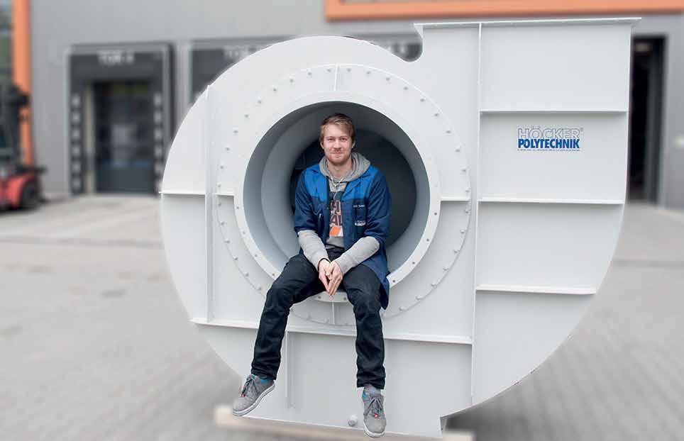 Wentylatory przemysłowe Wentylatory HÖCKER POLYTECHNIK GmbH są spokojnie i pewnie pracującym