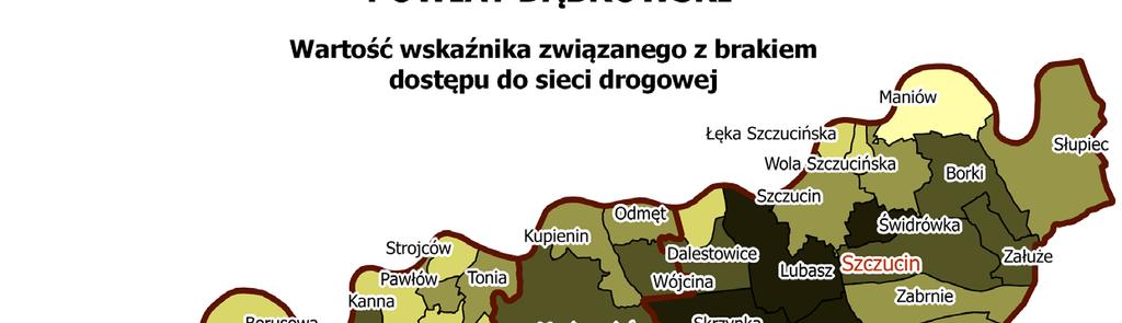 Przestrzenne zróżnicowanie.