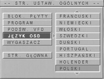 Odtwarzanie zaprogramowanych ścieżek Po zakończeniu programowania 1 Za pomocą przycisków 1 234 przesuń kursor na przycisk PROG (Program). 2 Naciśnij przycisk OK.