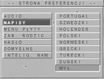 165-184 DVD733_Pol 2002.10.16 4:56 PM Page 181 Menu ustawień Język ścieżki dźwiękowej (Audio) Na większości płyt DVD dostępna jest więcej niż jedna wersja językowa ścieżki dźwiękowej.