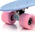 Plastic skateboard for slaloming and cruising.