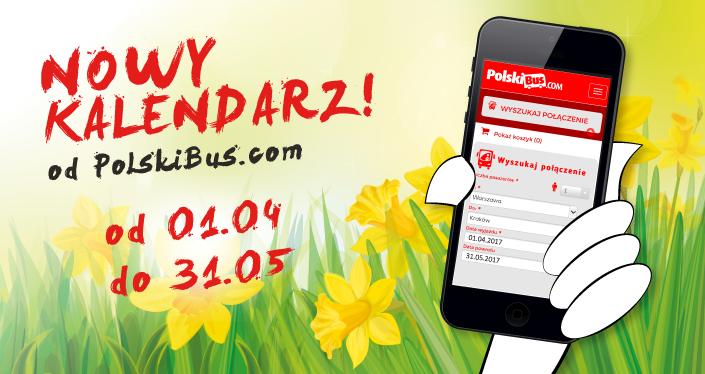Zapraszamy na polowanie www.polskibus.com Pozdrawiamy Nowe Trasy w siatce połączeń Polskiego Busa 10 lutego startują nowe połączenia we współpracy z Polskim Busem.