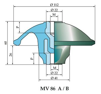 N Napięcie przeskoku (na sucho) Arc-over Voltage Napięcie przeskoku (na sucho) Arc-over Voltage (*) (*) Napięcie przebicia / Breakdown Voltage 30 kv Napięcie przebicia / Breakdown Voltage 35 kv