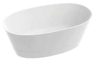 DUO II UMYWALKA Z BIAŁYM PANELEM / WASHBASIN