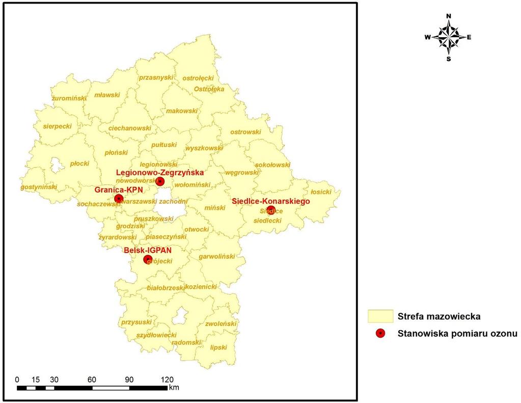 Załącznik nr 1 do uchwały Nr 119/15 Sejmiku Województwa Mazowieckiego z dnia 23 listopada 2015 r. ANALIZA STANU JAKOŚCI POWIETRZA W STREFIE MAZOWIECKIEJ 1.