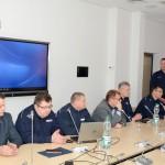 kolejno: w zakresie działań prewencyjnych p.o. Naczelnika Wydziału Prewencji st.asp. Jacek Kłosiński, w zakresie działań ruchu drogowego Naczelnik Wydziału Ruchu Drogowego podinsp.