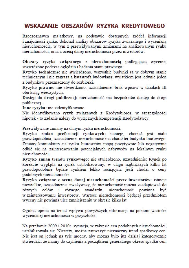 Dokument Informacyjny obligacje