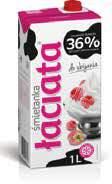 łaciate 2% Mleko łaciate 3,2% 1 96 Mleko łaciate 3,2% 0 90 1 55 1 70 2 40 Mleko łaciate 200 ml Śmietanka łaciata 12% 1 Śmietanka łaciata 18% 1