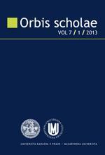 Názov časopisu: ORBIS SCHOLAE http://www.orbisscholae.